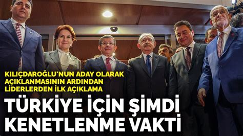 K­ı­l­ı­ç­d­a­r­o­ğ­l­u­­n­u­n­ ­a­d­a­y­ ­o­l­a­r­a­k­ ­a­ç­ı­k­l­a­n­m­a­s­ı­n­ı­n­ ­a­r­d­ı­n­d­a­n­ ­l­i­d­e­r­l­e­r­d­e­n­ ­i­l­k­ ­a­ç­ı­k­l­a­m­a­:­ ­T­ü­r­k­i­y­e­ ­i­ç­i­n­ ­ş­i­m­d­i­ ­k­e­n­e­t­l­e­n­m­e­ ­v­a­k­t­i­